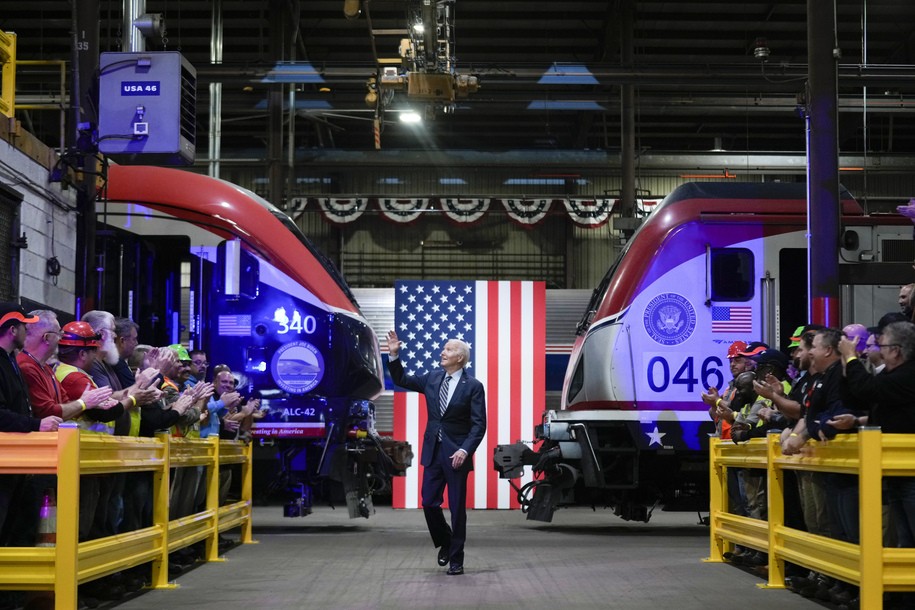 'Amtrak Joe' Biden visits Delaware to promote $16 billion for