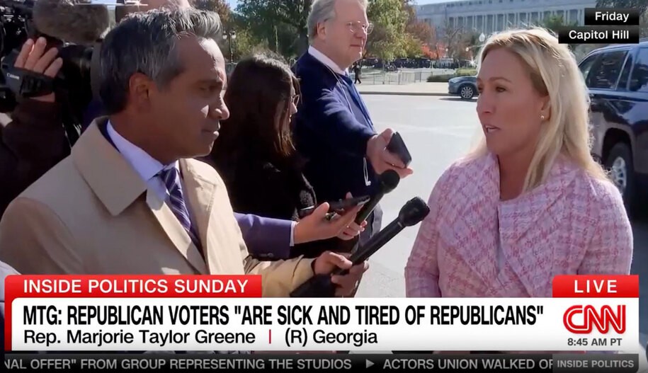 Marjorie Taylor Greene says she and other Americans are ‘sick and tired of Republicans’ – USREPORT