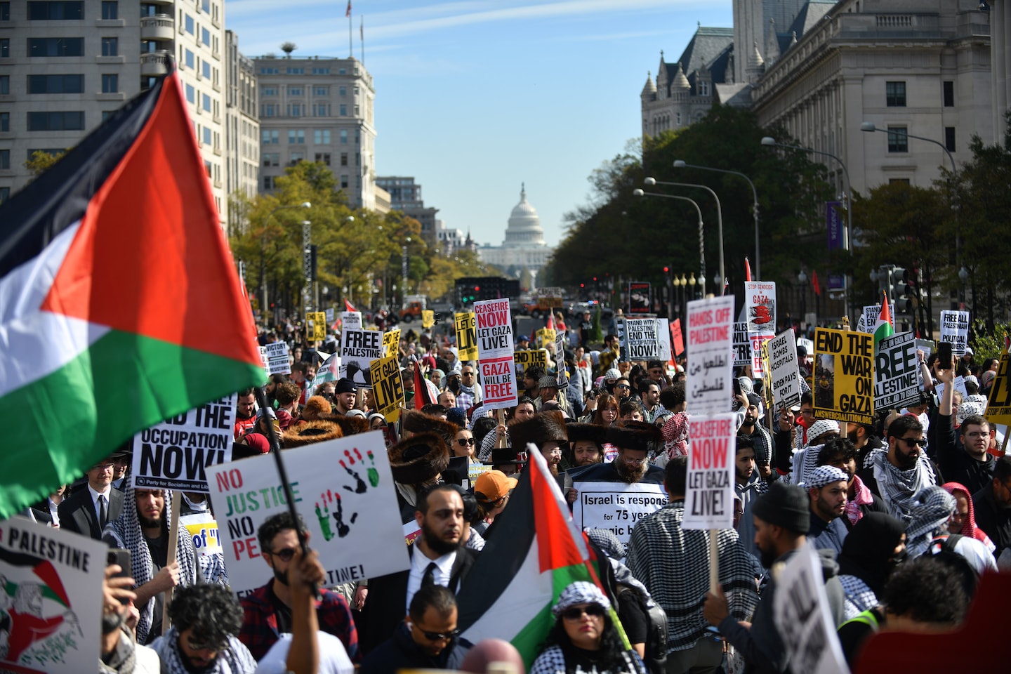 Flooding DC streets and bashing Biden, thousands demand Gaza cease-fire – USREPORT