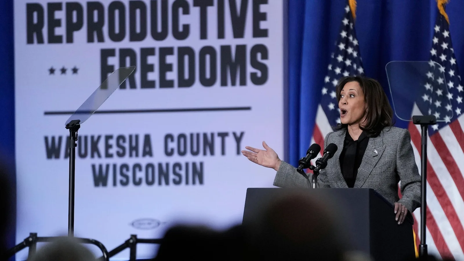 Vice President Harris targets Trump as she rallies for abortion rights in Wisconsin – USREPORT